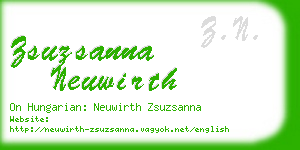 zsuzsanna neuwirth business card